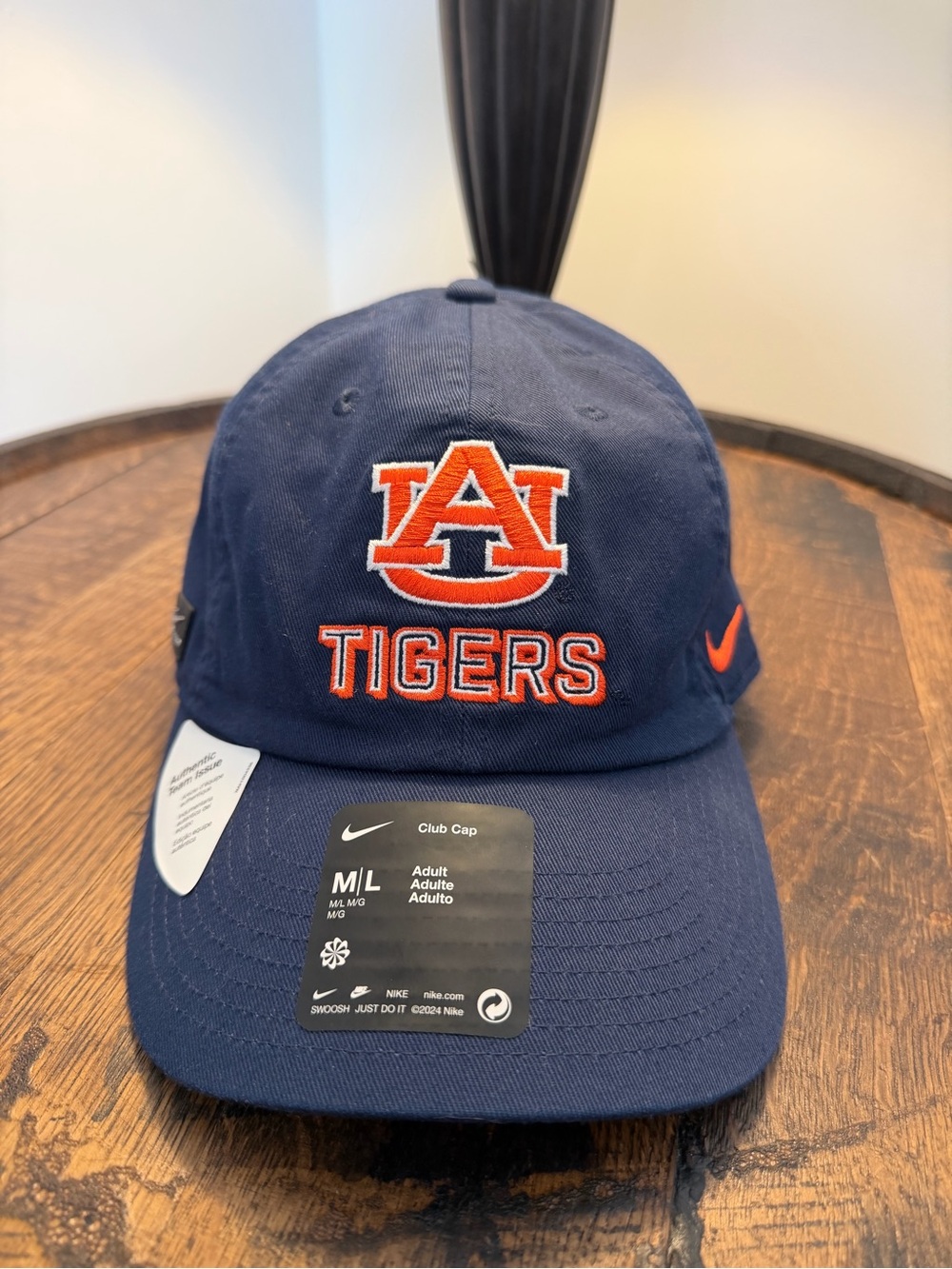 Auburn Tigers Nike Club Hat Adjustable M/L Navy Blue NWT